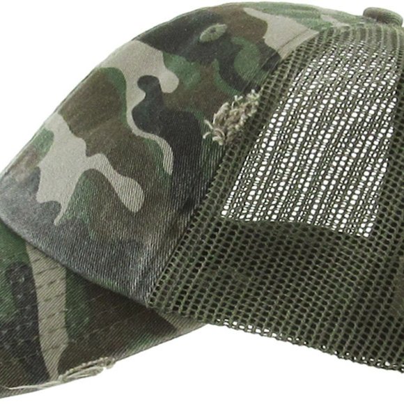 ❤️NWT❤️ CAMO MESH VINTAGE BASEBALL CAP - Picture 3 of 4